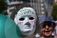Thousands Protest In Madrid For Healthcare