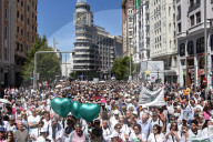Thousands Protest In Madrid For Healthcare