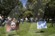 The 5th Year Anniversary Of George Floyd Death People Gathered Out Side The White House 