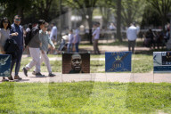 The 5th Year Anniversary Of George Floyd Death People Gathered Out Side The White House 