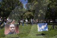 The 5th Year Anniversary Of George Floyd Death People Gathered Out Side The White House 