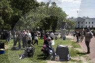 The 5th Year Anniversary Of George Floyd Death People Gathered Out Side The White House 