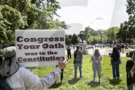 The 5th Year Anniversary Of George Floyd Death People Gathered Out Side The White House 