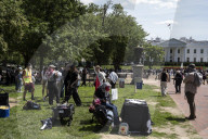 The 5th Year Anniversary Of George Floyd Death People Gathered Out Side The White House 