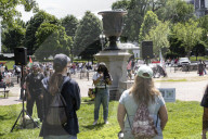 The 5th Year Anniversary Of George Floyd Death People Gathered Out Side The White House 
