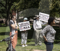 The 5th Year Anniversary Of George Floyd Death People Gathered Out Side The White House 