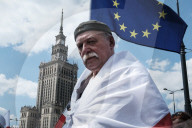 Candidates Hold Rival Marches In Warsaw Ahead Of Poland's Presidential Election Runoff