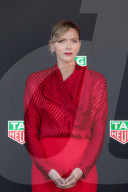ROYALS -  Albert II von Monaco und Prinzessin Charlene auf dem Podium des GP Formel 1 von Monaco