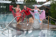 Eröffnung des neuen Outdoor-Pools "Svømmepøl“ im Europa-Park in Rust