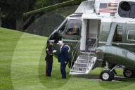 President Donald J Trump Arrived Back At The White House In The Washington DC 