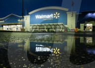 Walmart Logo At Cochrane Supercentre