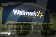 Walmart Logo At Cochrane Supercentre