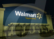 Walmart Logo At Cochrane Supercentre