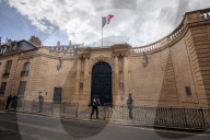 Hervv© Marseille, President Of Union Des Dv©mocrats Et Independants (UDI) Group, Met With French Prime-Minister Franvßois Bayrou, At Hotel Matignon, In Paris