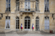 Hervv© Marseille, President Of Union Des Dv©mocrats Et Independants (UDI) Group, Met With French Prime-Minister Franvßois Bayrou, At Hotel Matignon, In Paris