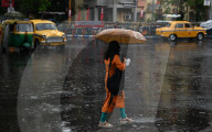 Monsoon Rain In Kolkata , India