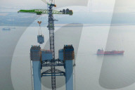 Zhangjinggao Yangtze River Bridge Construction