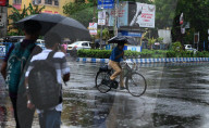 Monsoon Rain In Kolkata , India