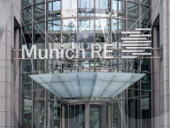 Headquarters Entrance Of Munich Reinsurance Company