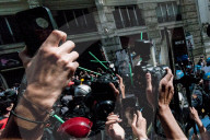 Lashes With The Police During The Demonstration Against The Security Decree In Rome