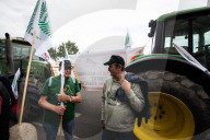 Farmers Demonstration Outside The French National Assembly, In Paris