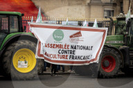 Farmers Demonstration Outside The French National Assembly, In Paris