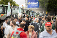 Farmers Demonstration Outside The French National Assembly, In Paris