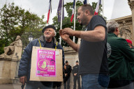 Farmers Demonstration Outside The French National Assembly, In Paris