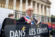 Farmers Demonstration Outside The French National Assembly, In Paris
