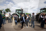Farmers Demonstration Outside The French National Assembly, In Paris