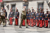 King Felipe VI Presides Over The Superior Council Of The Spanish Army In Madrid