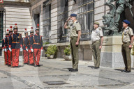 King Felipe VI Presides Over The Superior Council Of The Spanish Army In Madrid