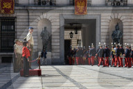 King Felipe VI Presides Over The Superior Council Of The Spanish Army In Madrid