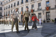 King Felipe VI Presides Over The Superior Council Of The Spanish Army In Madrid