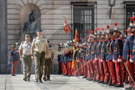 King Felipe VI Presides Over The Superior Council Of The Spanish Army In Madrid