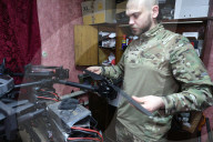 Drone workshop of ATGM company of Khartiia Brigade 