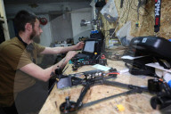 Drone workshop of ATGM company of Khartiia Brigade 
