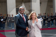 Italian Prime Minister Meloni Receives Ethiopian Counterpart Abiy Ahmed Ali In Rome, Italy