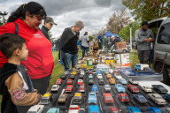 Antique Car Owners Gathering In Firmat, Argentina