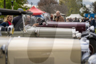 Antique Car Owners Gathering In Firmat, Argentina