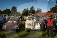 Antique Car Owners Gathering In Firmat, Argentina