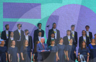 Linköping University 50th Anniversary Celebration At Campus Valla In Linköping, Sweden.