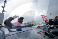 Nepal's Record Holding Tashi Gyalzen Sherpa Who Climbed Everest 4 Times In 15 Days Receives Heroic Welcome