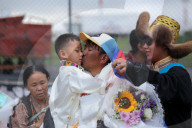 Nepal's Record Holding Tashi Gyalzen Sherpa Who Climbed Everest 4 Times In 15 Days Receives Heroic Welcome