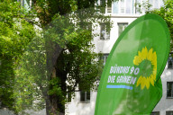Political Flag Of Alliance 90/The Greens