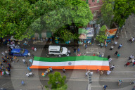 Rally By Indian National Congress  To Honour Indian Armed Forces In Kolkata.