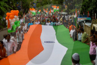 Rally By Indian National Congress  To Honour Indian Armed Forces In Kolkata.