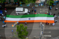 Rally By Indian National Congress  To Honour Indian Armed Forces In Kolkata.