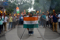 Rally By Indian National Congress  To Honour Indian Armed Forces In Kolkata.