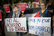 Israeli Citizens In Barcelona Demand EU Arms Embargo On Israel